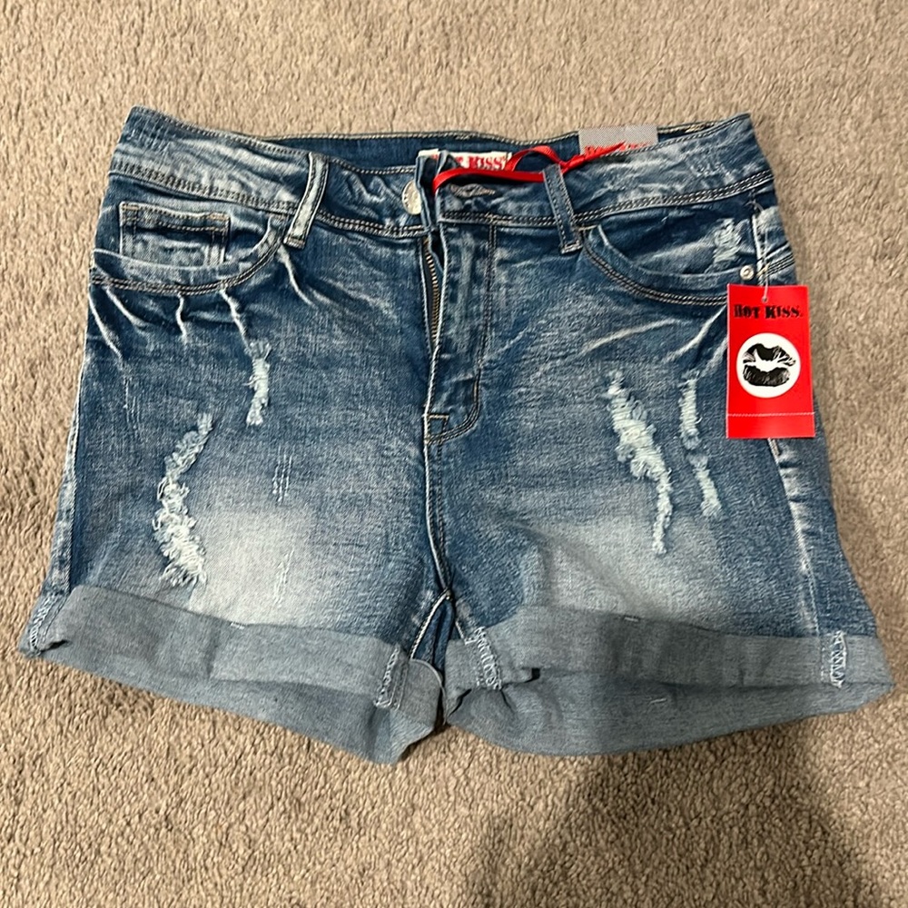 Denim shorts